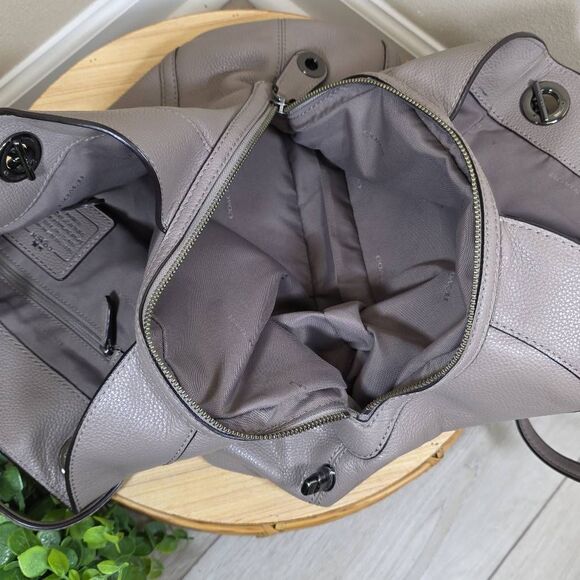 Coach Turn-Lock Edie Shoulder Bag and Wallet - Picture 12 of 16